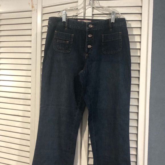 Old Navy Dark Blue Denim Jeans - Picture 2 of 3